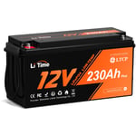 12V 230Ah LiFePO4 Batterie au Lithium à basse température protection avec 200A bms, batterie solaire et éolienne, 2944Wh pour Stockage avec Panneau