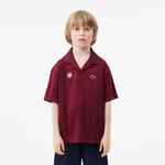 Lacoste Polo ramasseur de balles Sport Édition Roland-Garros Taille 2 ans Rose/bordeaux