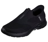 Skechers Homme GO Walk 6-Easy on Sneakers, Black, 43.5 EU