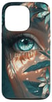 iPhone 13 Pro Floral Eye art Nature Botanical Mystical theme Case