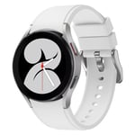 Silikonarmband Samsung Galaxy Watch 4 40/42/44/46 Vit