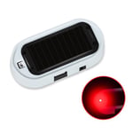 Red Voyant d'alarme LED solaire pour voiture alimenté par USB Anti-vol Flash de Simulation lampe d'avertissement a,ALARME AUTONOME