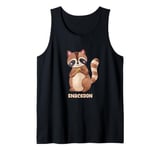 SNACKOON Raccoon T-Shirt Children's Raccoon Girls Tank Top