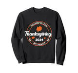 Thankful For My Family Custom Family Thanksgiving 2024 Sweatshirt