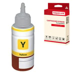 1 bouteille compatible pour EPSON 106 Jaune 70ml avec EcoTank ET-7700 EcoTank ET-7750 EcoTank ET-L71