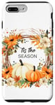 Coque pour iPhone 7 Plus/8 Plus Tis The Season Thanksgiving Harvest Autumn Christian Faith