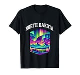 North Dakota Aurora Borealis Northern Lights Vacation T-Shirt