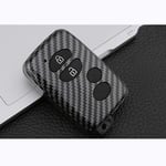 For Toyota Land Cruiser 4Runner 5700 Prius RAV4 Camry, Carbon Car Key Case Smart Remote Control Fob Protector Cover Keychain Bag