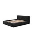 Lit coffre 160x200 coloris noir - Collection MINAO