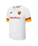 New Balance AS Roma Mens White Jersey Top - Size Medium