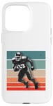 Coque pour iPhone 15 Pro Max Athlète de football action force agilité sport jeux de