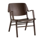 &Tradition - AX Lounge Chair HM11, w. Armrest, Dark Stained Oak - Fåtöljer - Hvidt & Mølgaard - Träfärgad - Trä