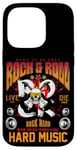 Coque pour iPhone 14 Pro Rock and Roll Graphic Tees - I Love Rock N' Roll Designs