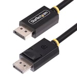 StarTech.com 1m DisplayPort 2.1 Cable, VESA Certified DP80 DisplayPort Cable w/UHBR20/HDR/DSC 1.2a/HDCP 2.2, 16K/8K 60Hz