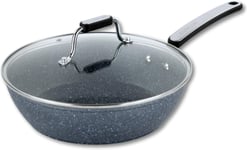 Scoville Expert Neverstick+ 26cm Deep Saute Pan with Glass Lid - Non...