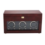 Wolf Savoy Watch Winder 3 klokker Rød Lær 454710 - Unisex - Leather