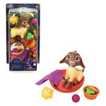 Mattel Disney Wish Valentino et Star Coffret de 2 figurines et 6 accessoires dont une panière et une couverture, les pattes arrière de la figurine de chèvre se plient HRC15