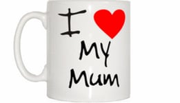 I Love Heart My Mum Mug