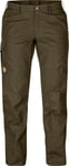 Fjällräven Women's Karla Pro Trousers 34 Regular, Dark Olive Regular female