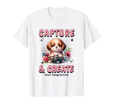 Cute Camera Dog Photographer Photo Capture & Create Puppy T-Shirt