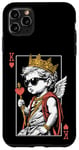 Coque pour iPhone 11 Pro Max Cupid Valentine King Of Hearts Card Poker Player