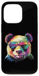 Coque pour iPhone 13 Pro Panda Bear Lover Lunettes de soleil Pop Art Funny Panda Bear