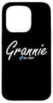 iPhone 15 Pro New Grannie of a baby Boy Established 2025 Case