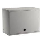 String - String Cabinet with Flip Door w58 x d30 x h37 cm 1-pack 58x42x30 Grey - Hyllor och hyllsystem - Grå - Trä