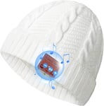 Bonnet Bluetooth Homme avec Ecouteur Stéréo sans Fil, Bonnet Homme Bluetooth Homme Idée Cadeau, Bonnet Musique Bluetooth, Cadeau de Noël Tech, d'hiver Chaleureux Bonnet Connecter Bluetooth