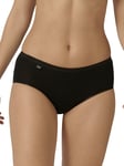 Sloggi Womens Basic+ Midi Briefs - Black Fabric - Size 2XL