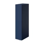 Meuble de rangement salle de bains faible largeur GoodHome Imandra bleu nuit mat L. 20 x H. 90 x P. 36 cm