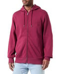 GANT Reg Tonal Shield Sweat à Capuche entièrement zippé Maillot de survêtement, Rich Wine, XXXL Homme