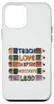 Coque pour iPhone 12 mini Graphique principal de Teach Love Inspire Motivate