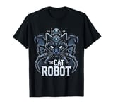 Graphic Spider Cat Robot T-Shirt