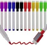 12-Pack - Whiteboardpennor - Whiteboard Penna multifärg