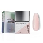 Aokitec 7-En-1 Gel De Construction Uv Rose 15 Ml Pour L'Extension Des Ongles,Le Renforcement Des Ongles, Le Collage De Diamants, Base, Nail Art, La RéParation Des Ongles