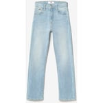 Jeans enfant Le Temps des Cerises  Jeans 400/12 mom basic taille haute 7/8ème bleu