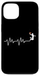 Coque pour iPhone 13 Ballon de basket Battement de coeur Cadeau Joueur de Basketball