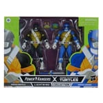 THG Power Rangers X Teenage Mutant Ninja Turtles Lightning Collection Donatello Negro y Leonardo Blue Figuras de acción RD-RS270126 Couleur