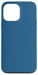 Coque pour iPhone 13 Pro Max Couleur bleu acier