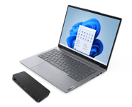 Lenovo Pack ThinkBook 14 G6 i5 16Go 512Go SSD + Station d'acceuil Lenovo USB-C Processeur Intel® Core i5-1335U 13e génération c?urs E jusqu?à 3,40 GHz c?urs P jusqu?à 4,60 GHz, Windows 11 Professionnel 64, 512 Go SSD M.2 2242 PCIe Gen4 TLC - TPEBUNDL