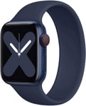 JONWIN Bracelet Boucle Unique Compatible Apple Watch 38mm 40mm,sans Fermoir ni Boucle Bracelet de Remplacement Sport en Silicone Extensible pour Bracelet pour iWatch Series 6/5/4/3/2/1,Se,Blue,9#