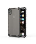 Coque Antichoc Modèle Nid d'Abeille iPhone XS Max - Gris Anthracite