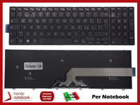 Clavier Italien pour DELL Inspiron Gaming 15-7559 Avec Frame Et Boutons Noir