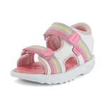 Kickers Infant Girl's Kickster Sandal | Lightweight | Extra Comfort, White, 10 UK Child