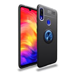 Xiaomi Redmi Note 7 rengaspidike suojakotelo - Musta / Sininen Tummansininen