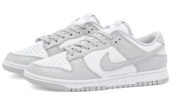 Nike Dunk Low Retro Adult White/Grey Trainers Sneakers Casual Sport UK7 EU41