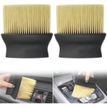 Aiducho - Brosse de Dépoussiérage Intérieur de Voiture, Brosse de Détail Ultra-Douce à Haute Densité, Brosse de Dépoussiérage pour Tableau de Bord de