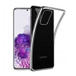 Coque Chrome Silicone pour  SAMSUNG Galaxy S20+ PLUS  Contour Transparente Bumper Protection Gel Souple - Neuf