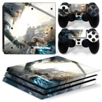 Kit De Autocollants Skin Decal Pour Football D'animation De Console De Jeu Ps4 Pro, T1tn-P4pro-6385